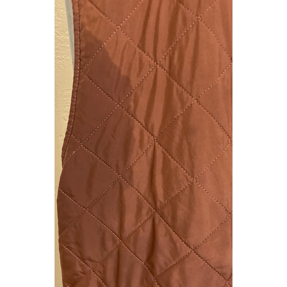 Southern Marsh men's orange red full zip vest embroidered logo size L - Picture 8 of 16